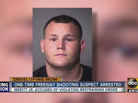 Leslie Merritt, Jr. arrested for violating domestic protection order in Glendale