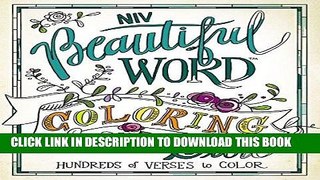 Best Seller NIV, Beautiful Word Coloring Bible, Hardcover: Hundreds of Verses to Color Free Download