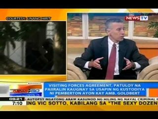 NTG: Goldberg: VFA, patuloy na paiiralin kaugnay sa usapin ng kustodiya ni Pemberton