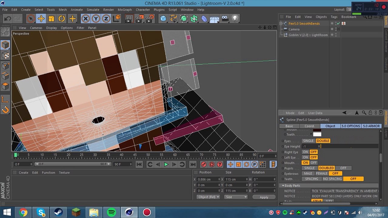 Tutorial de Thumbnail Gringa!! // C4D // Extrude e Posição!! (PARTE 1)