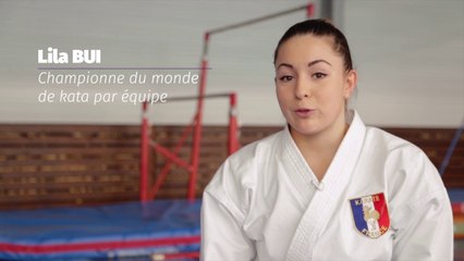 Lila Bui championne du monde de kata par équipe