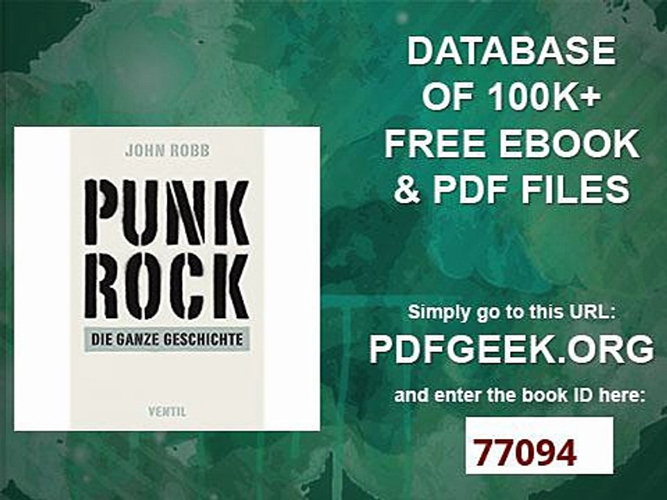 Punk Rock Die ganze Geschichte