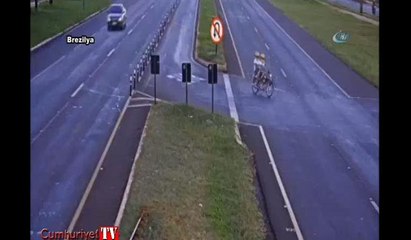 Korkunç kaza anı kamerada