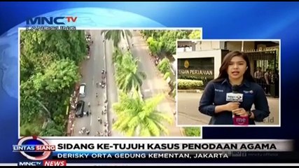 Personil Gabungan Kawal Sidang Penistaan Agama di Kementan