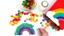 Learn Colors of the Rainbow with Play Doh Froot Loops Learning Colours RainbowLearning