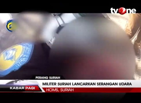 Serangan Udara Militer Suriah Tewaskan Belasan Warga Sipil