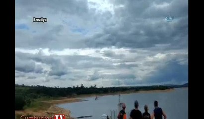 Helikopter denize böyle çakıldı