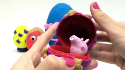 Peppa Pig Play Doh Easter Eggs Huge Playdough Surprise Eggs Toys Hasbro