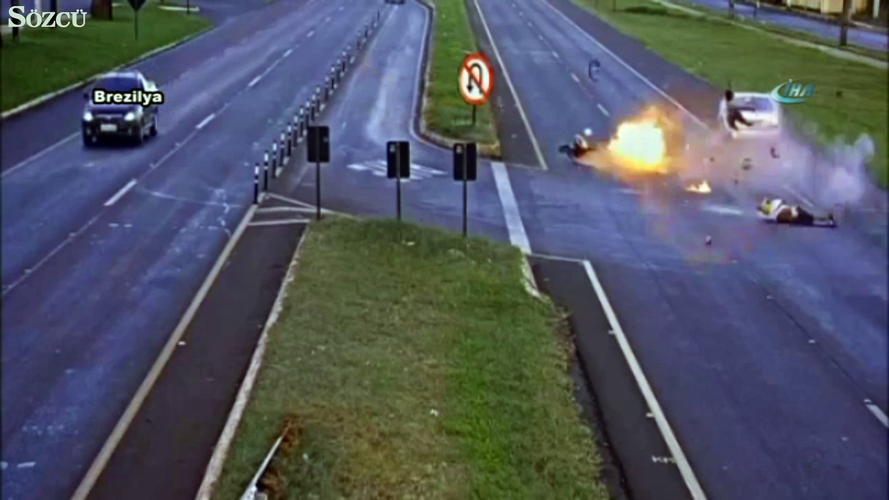 Korkunç kaza kamerada