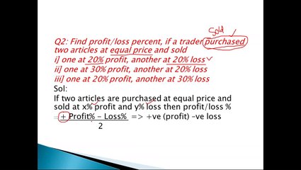 Profit and Loss Free Practice Tests, Profit and Loss Questions and Answers