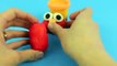 Play Doh Elmo DIY Sesame Street Elmo Monster Using Play Doh Cans By DisneyCarToys