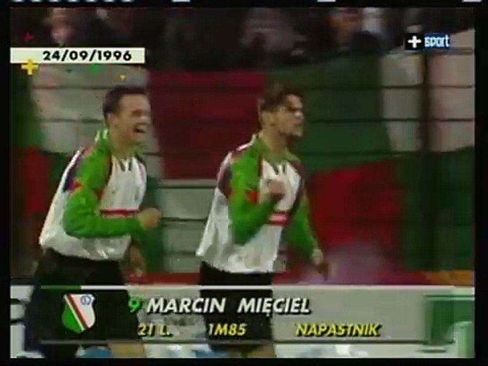 24.09.1996 - 1996-1997 UEFA Cup 1st Round 2nd Leg Legia Warszawa 2-0 Panathinaikos FC