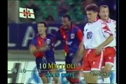 29.09.1993 - 1993-1994 UEFA Cup 1st Round 2nd Leg Cagliari Calcio 2-0 FC Dinamo Bükreş