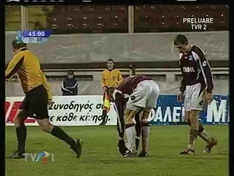 01.12.2005 - 2005-2006 UEFA Cup Group G Matchday 4 FC Rapid București 1-0 PAOK FC