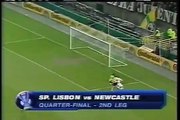 14.04.2005 - 2004-2005 UEFA Cup Quarter Final 2nd Leg Sporting Lisbon 4-1 Newcastle United