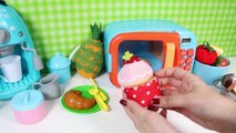 Toy Cutting Food Kitchen Playset Play Food Cakes Desserts Velcro Cooking Playset Toy Videos