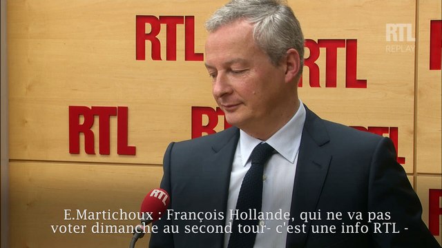 La primaire socialiste tourne à la farce selon Bruno Le Maire
