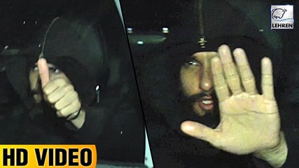 Ranveer Singh SPOTTED Hiding Padmavati Look? | LehrenTV