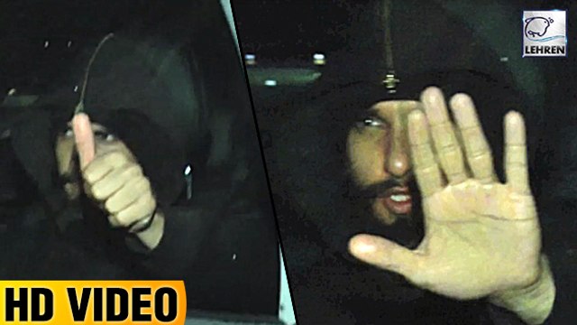 Ranveer Singh SPOTTED Hiding Padmavati Look? | LehrenTV
