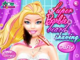 Super Barbie Beard Shaving - Disney Frozen Games for Girls