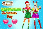 Elsa and Anna Christmas Day - Disney princess Frozen - Game for Little Girls