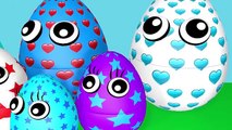30 Surprise Eggs 3D for Kids to Learn Colors with Helicopter | Cars and Trucks | Nursery Rhymes