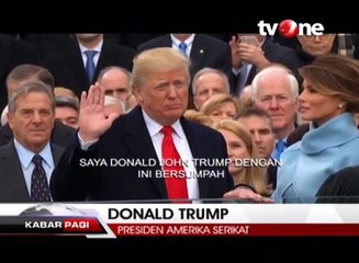 Donald Trump dan Pence Ucapkan Sumpah Jabatan
