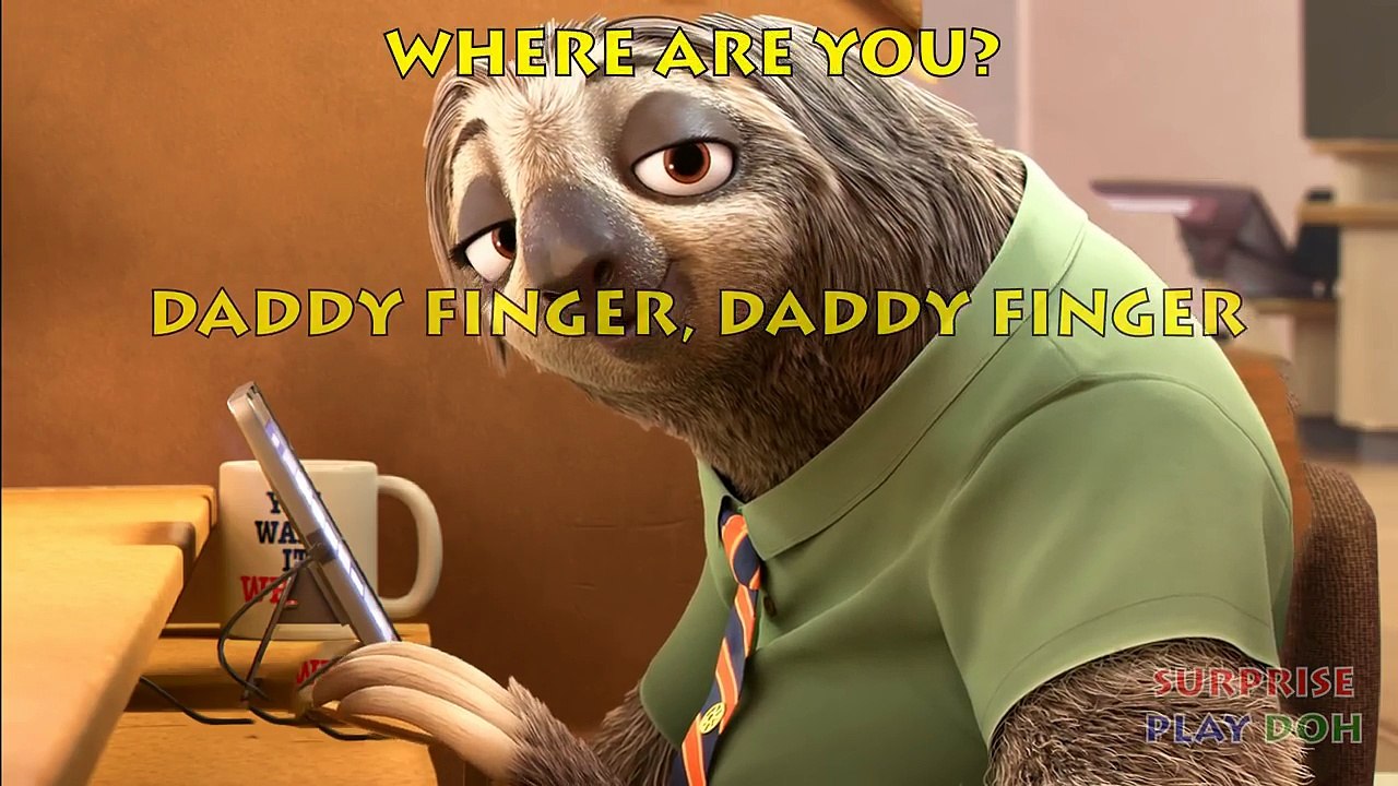 Zootopia Disney | Finger Family Nursery rhyme