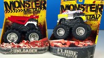 Tonka Monster Metal Unloader and Flame Destroyer - Big Wheels Mighty Machines Truck Toys For Kids