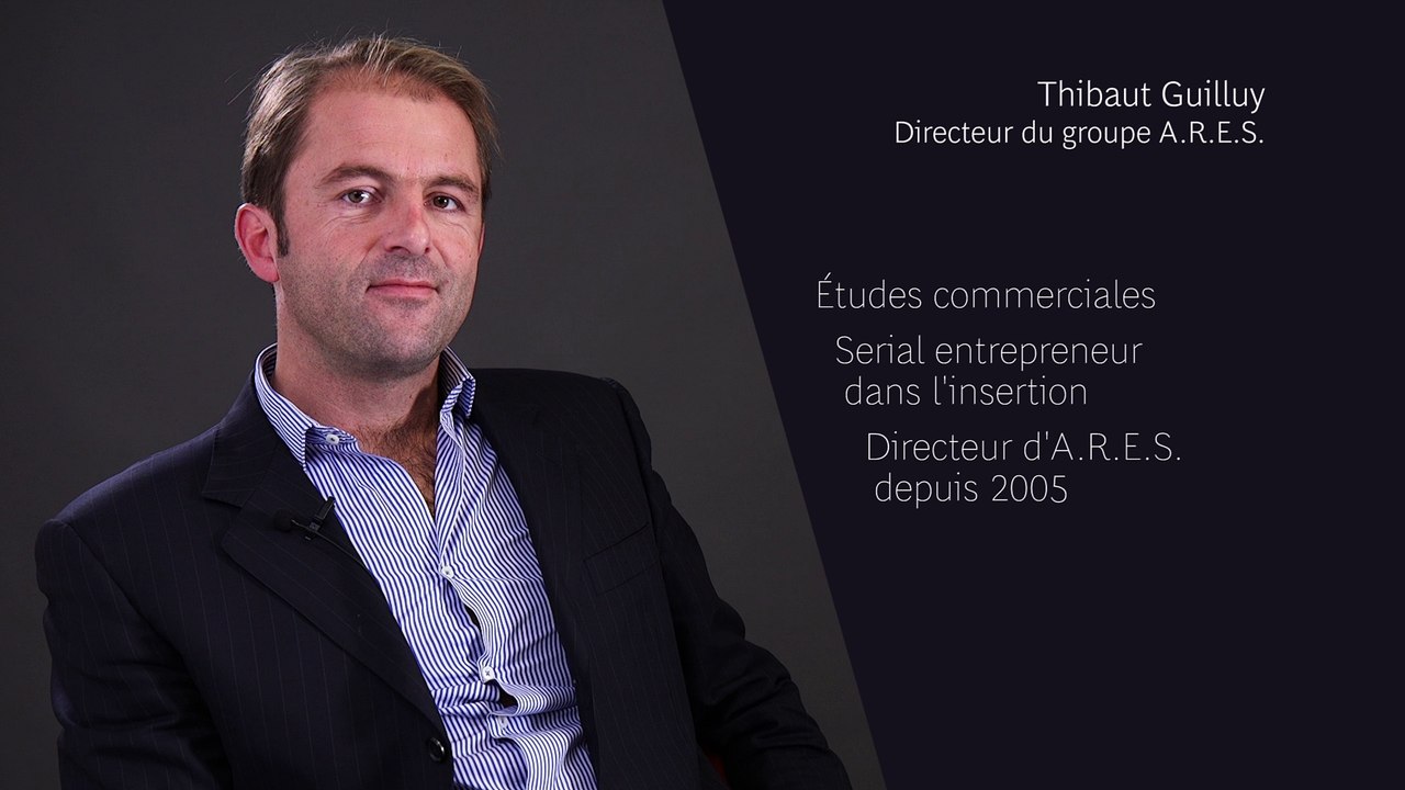 Thibaut Guilluy - ARES - Prix de l'Entrepreneur Social