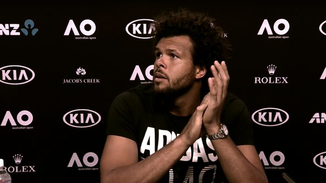 Open d'Australie 2017 - Jo-Wilfried Tsonga : Je suis KO, je suis déçu, j'ai hâte de rentrer en France