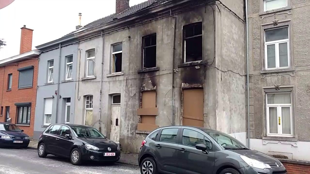 Incendie de trois habitations à Marcinelle
