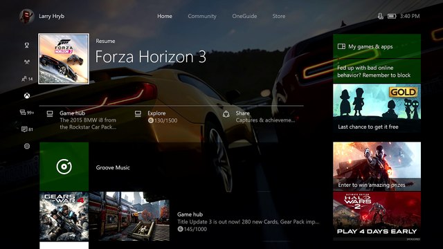 Présentation de la mise à jour Creators Update de la Xbox One