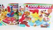 Food Court Set Cooking Machine Play Doh Toy Food DIY Make Ice Creams Waffles Desserts & More Food