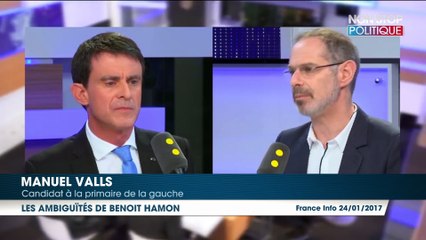 Manuel Valls attaque Benoît Hamon sur ses "ambiguïtés" avec l'islamisme radical