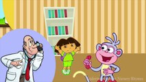 Dora the Explorer Finger Family Song Nursery Rhymes - Learning Colors for Kids w Dora the Explorer