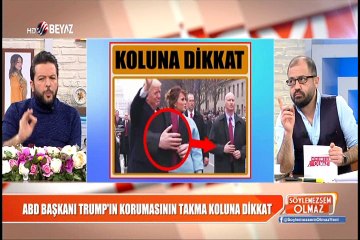 Trump'ın korumasının takma kolunun atında silah gizli
