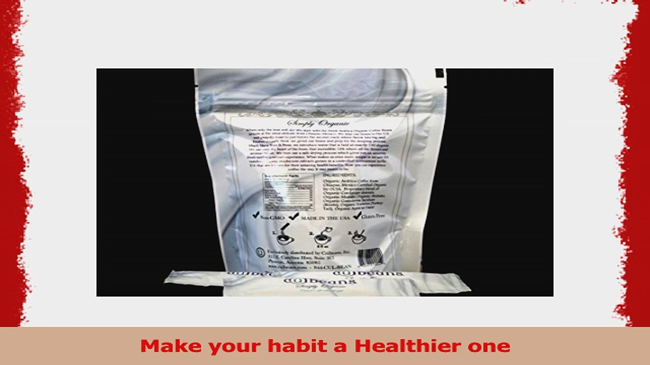 Simply Organic  Premium Organic Arabica Coffee  with 6 Organic Mushroom Blend  20 07397169