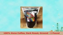 100 Kona Coffee Dark Roast Ground  1 Pound 5701375a