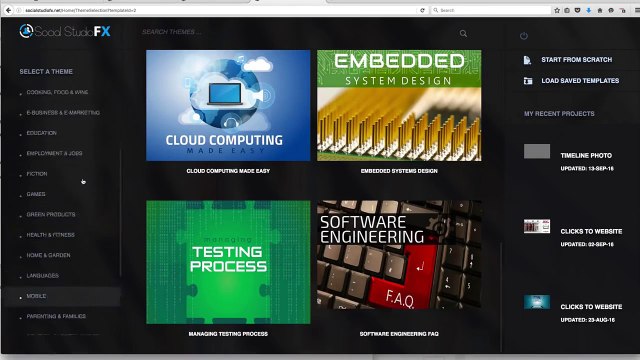 Social Studio FX - How To Make Social Media Marketing Graphics In Seconds!