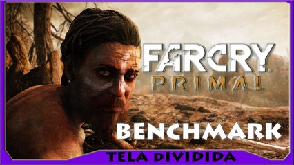 Farcry Primal Benchmark  Teste HD Texture ON/OFF |900p | High | Tela Dividida