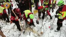 Italy avalanche hotel  Death toll rises as desperate search continues
