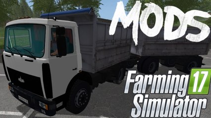 FARMING SIMULATOR 2017 - Caminhão MAZ com CAÇAMBA TOP!!! - MOD - #30
