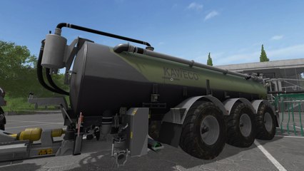 FARMING SIMULATOR 2017 - TANQUE FERTILIZANTE marca KAWECO de ESTRUME - SHOW!!! - MOD - #32