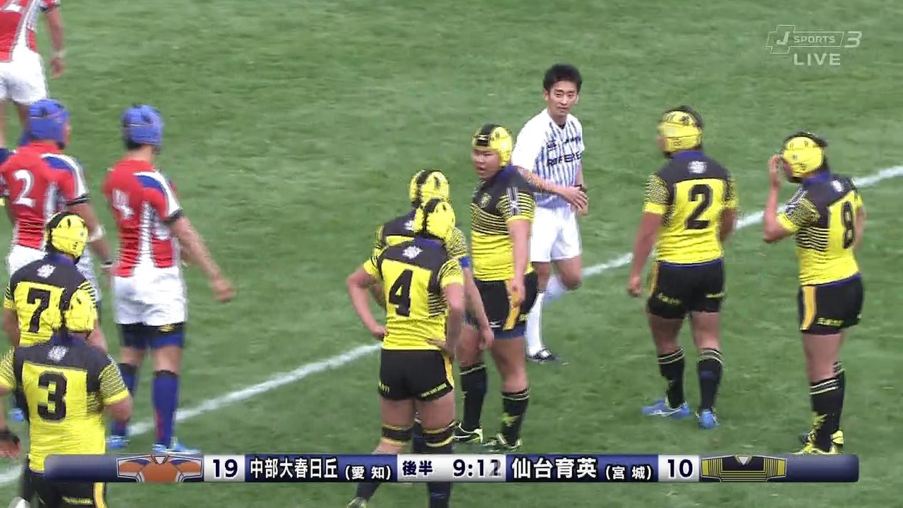 2016.12.30 第96回全国高等学校ラグビーフットボール大会 仙台育英vs中部大春日丘 後半