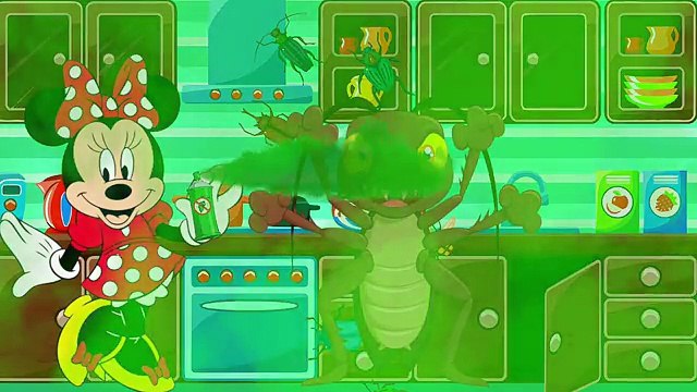 Mickey Mouse Gross Feet Bugs House Surprise Finger Family Song!