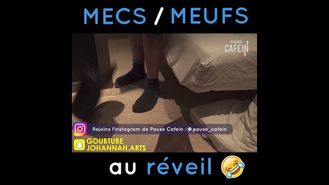 Les mecs VS les meufs au réveil