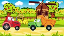 Tractor - La zona de construcción - Caricaturas de coches - Dibujos animados Para Niños