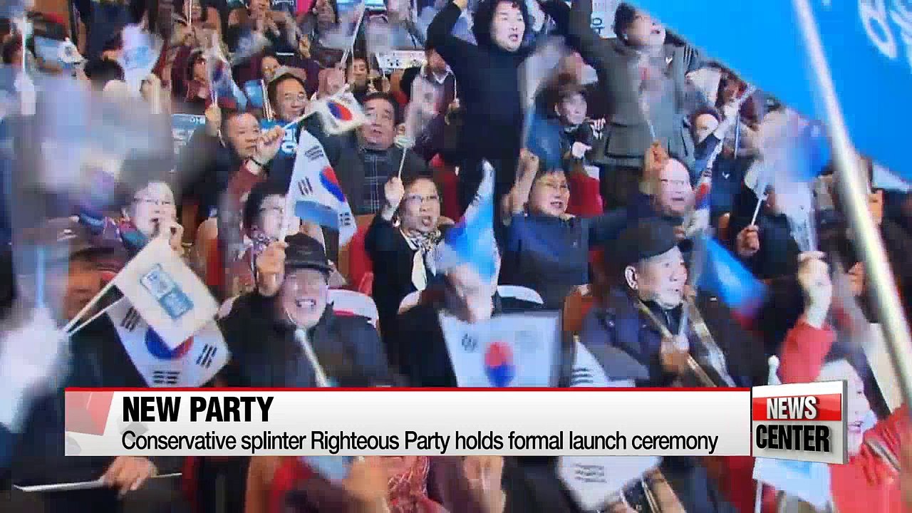 Conservative splinter Righteous Party holds formal launch ceremony