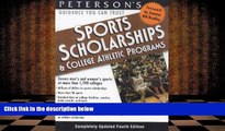 PDF [DOWNLOAD] Sports Schlrshps   Coll Athl Prgs 2000 (Peterson s Sports Scholarships and College
